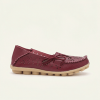 Women's Perforated Lace-Up Driving Loafer