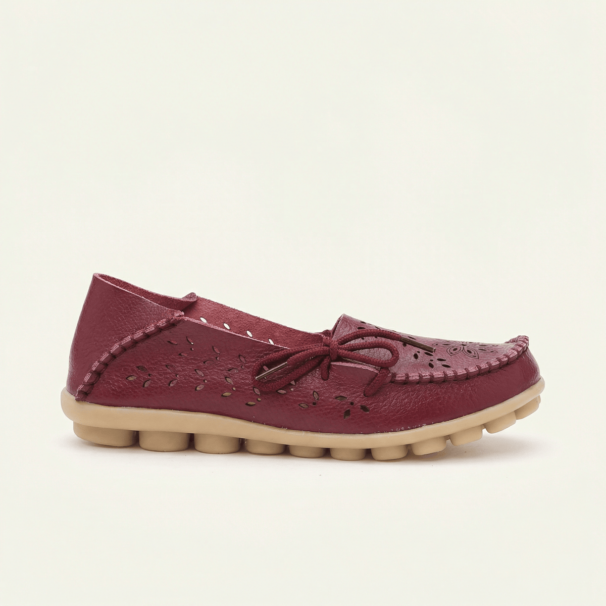 Women's Perforated Lace-Up Driving Loafer