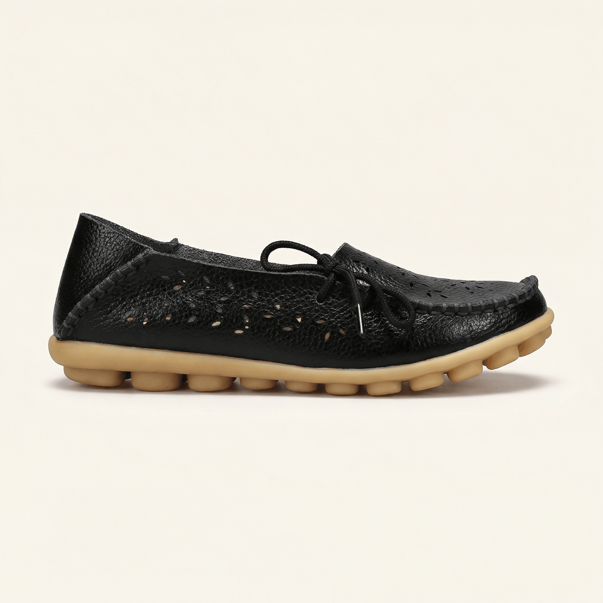 Women's Perforated Lace-Up Driving Loafer