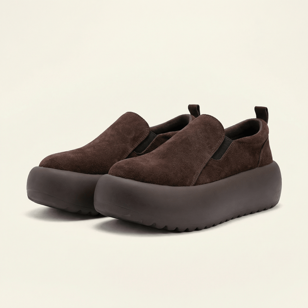 Women's Suede Platform Loafer