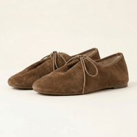 Women's Soft Suede Lace-Up Loafer