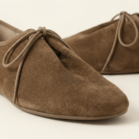 Women's Soft Suede Lace-Up Loafer