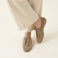 Women's Soft Suede Lace-Up Loafer