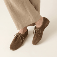 Women's Soft Suede Lace-Up Loafer