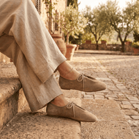 Women's Soft Suede Lace-Up Loafer
