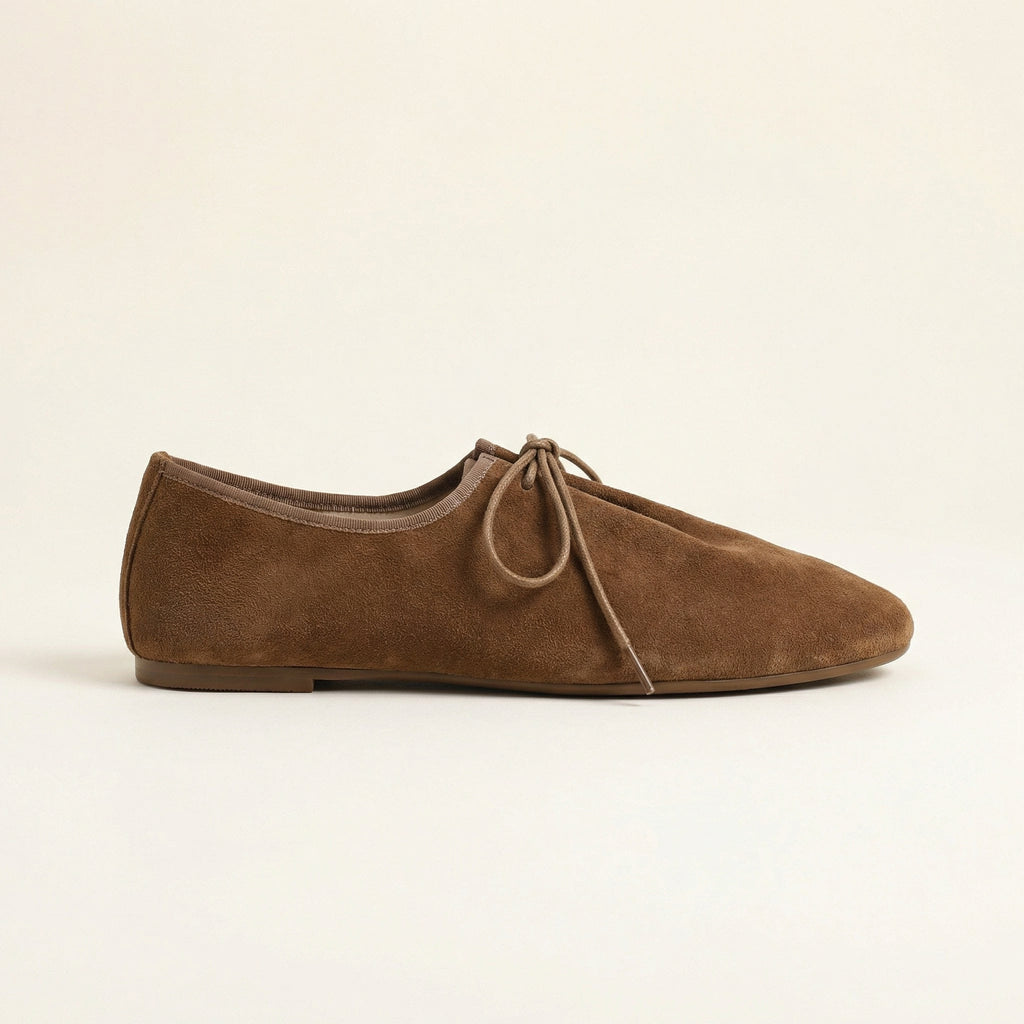 Women's Soft Suede Lace-Up Loafer