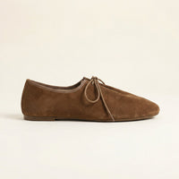 Women's Soft Suede Lace-Up Loafer