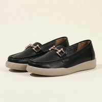 Women's Solid Leather Bit Loafer