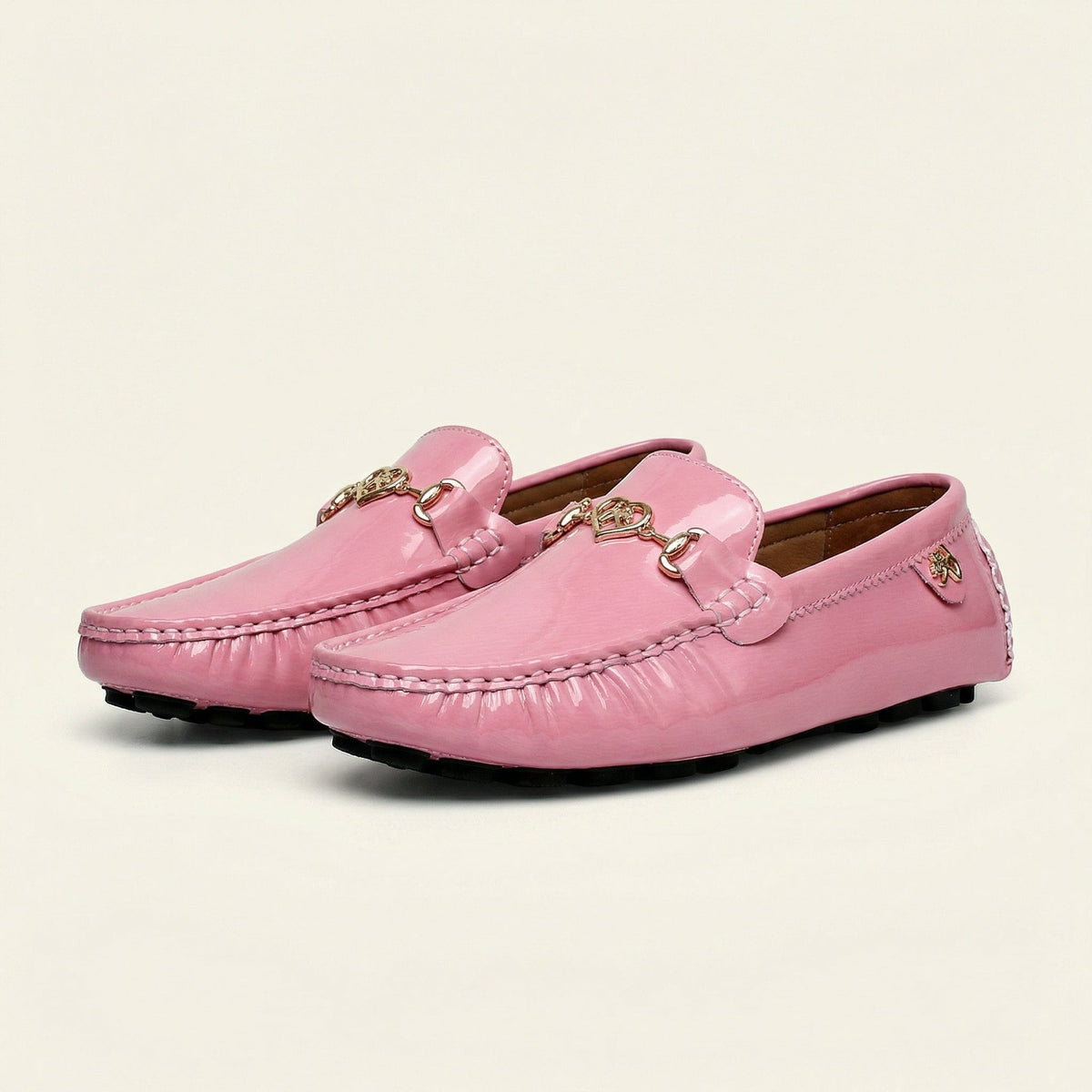 Women's Patent Gold Bit Loafer