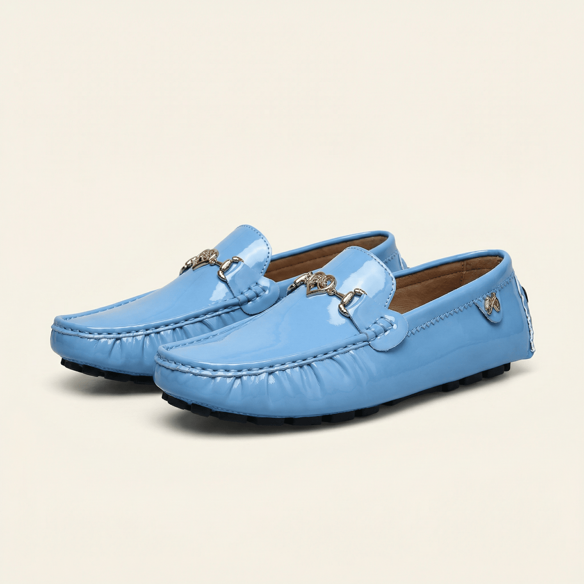 Women's Patent Gold Bit Loafer