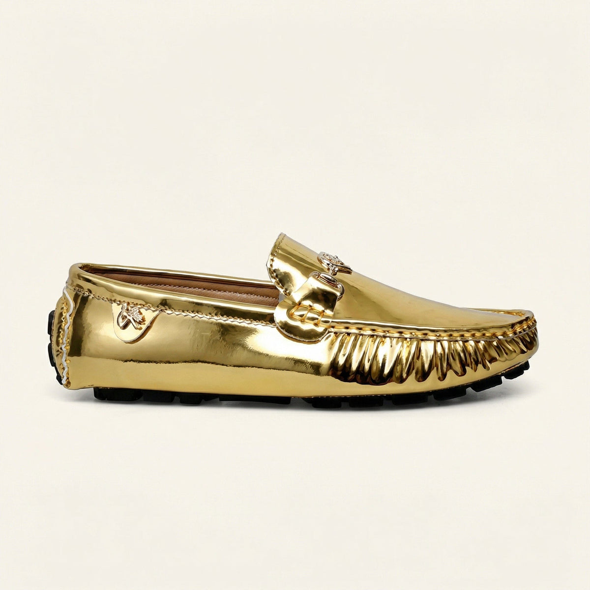 Women's Patent Gold Bit Loafer