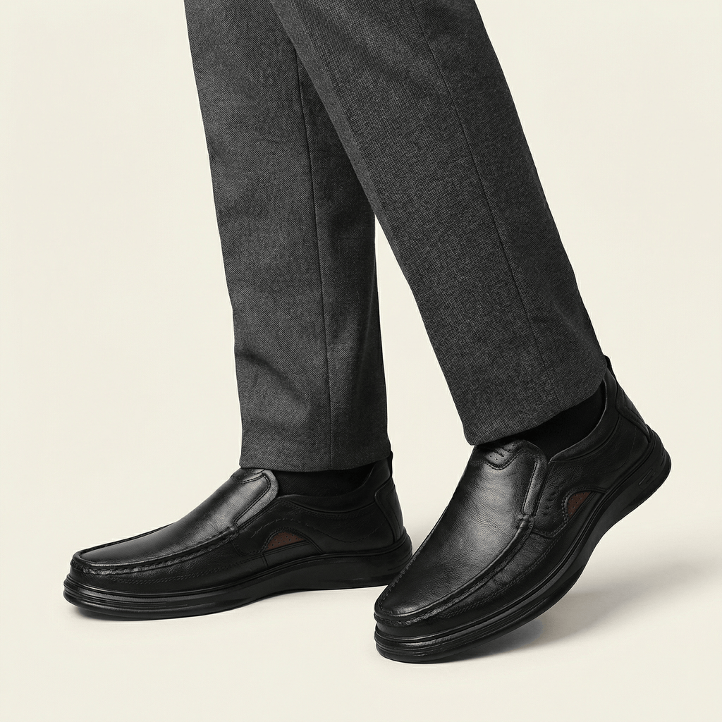 Men's Chunky-Sole Leather Comfort Loafer