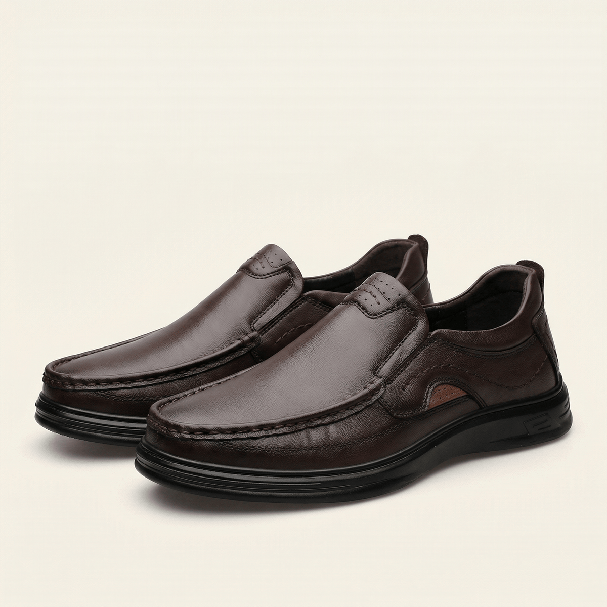 Men's Chunky-Sole Leather Comfort Loafer