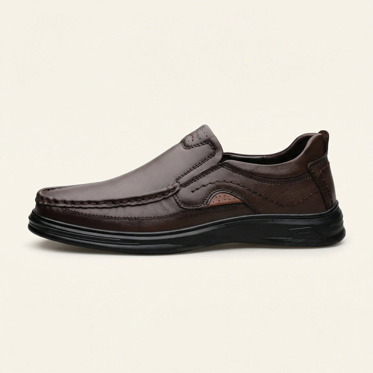 Men's Chunky-Sole Leather Comfort Loafer