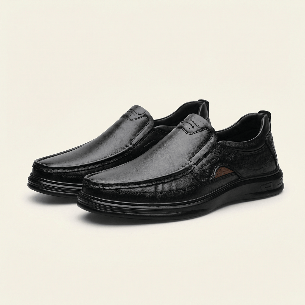 Men's Chunky-Sole Leather Comfort Loafer