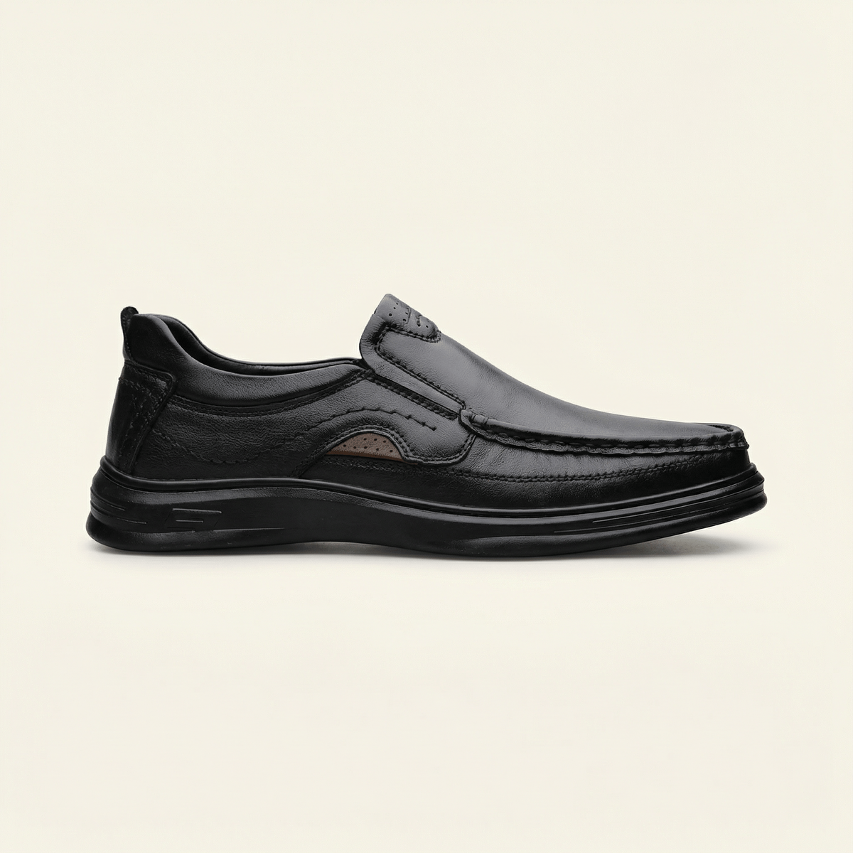 Men's Chunky-Sole Leather Comfort Loafer