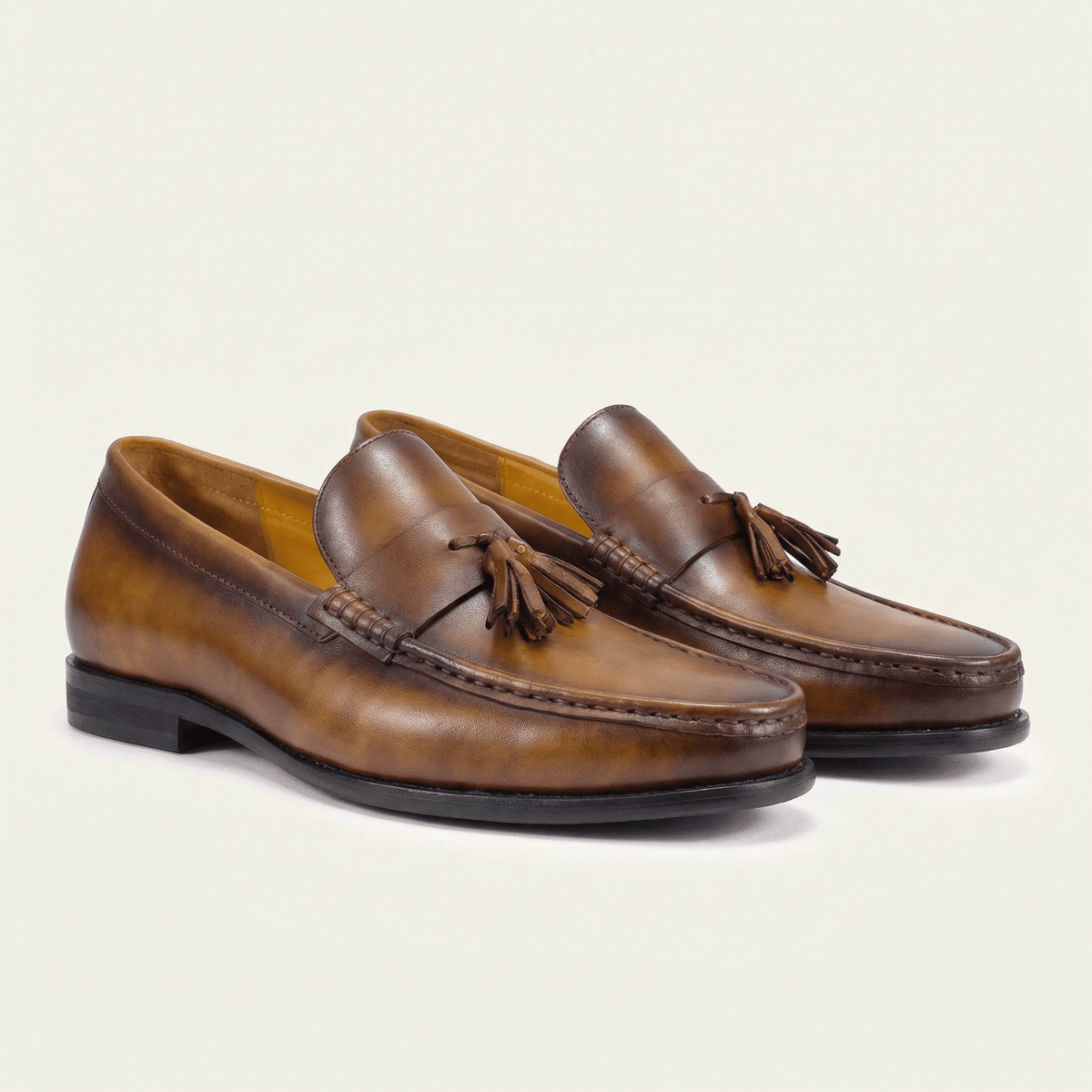Smooth Leather Dress Tassel Loafer