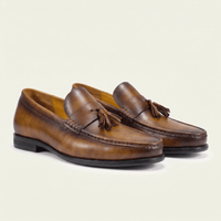 Smooth Leather Dress Tassel Loafer