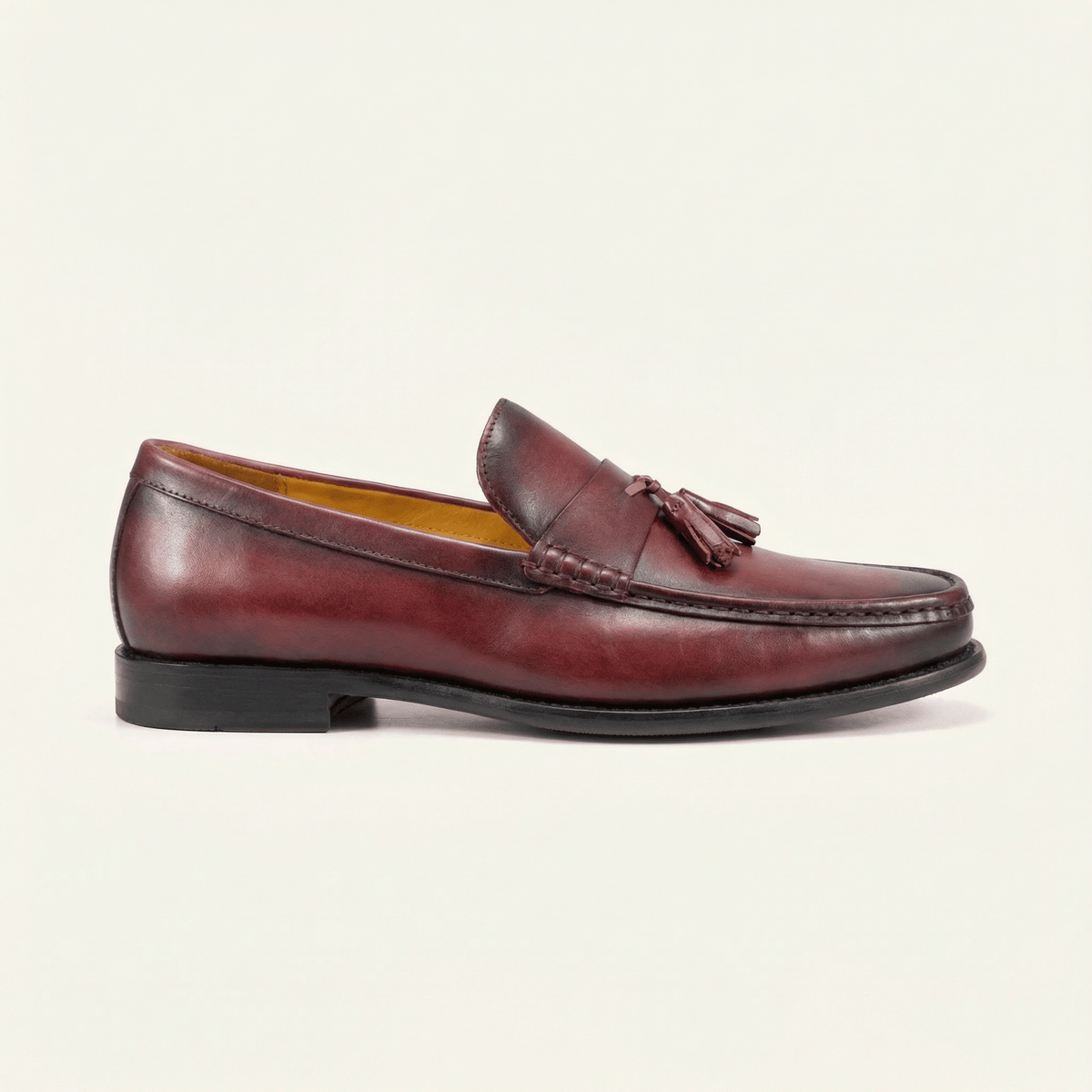 Smooth Leather Dress Tassel Loafer