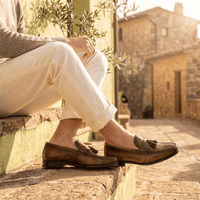 Smooth Leather Dress Tassel Loafer