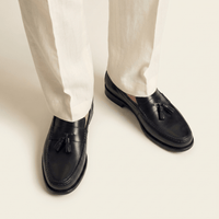 Smooth Leather Dress Tassel Loafer