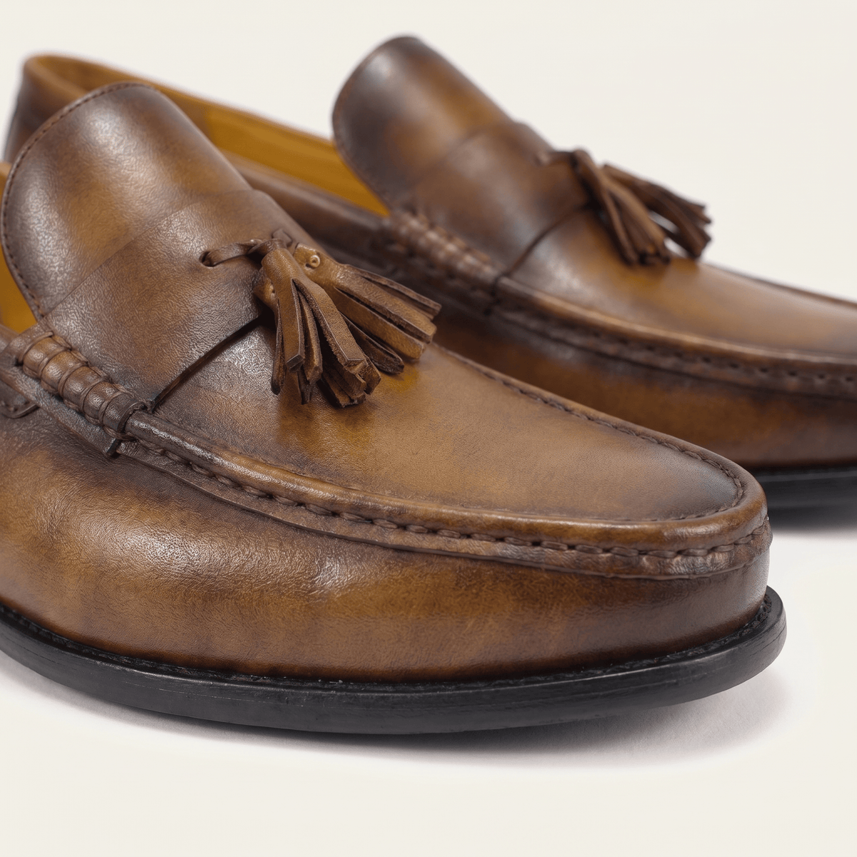 Smooth Leather Dress Tassel Loafer