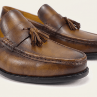 Smooth Leather Dress Tassel Loafer
