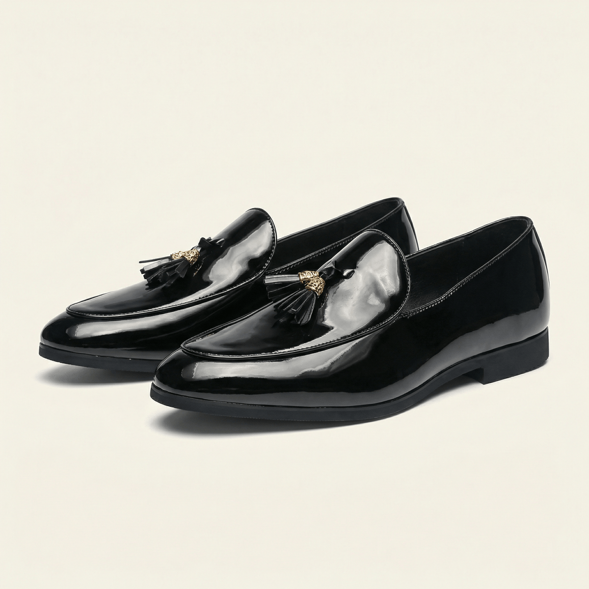 Patent Leather Dress Tassel Loafer