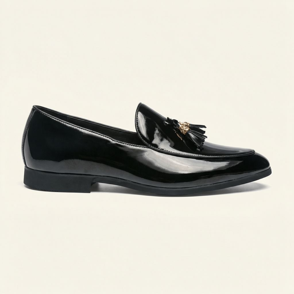 Patent Leather Dress Tassel Loafer