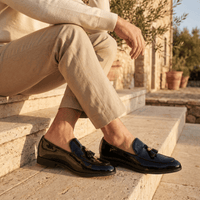 Patent Leather Dress Tassel Loafer