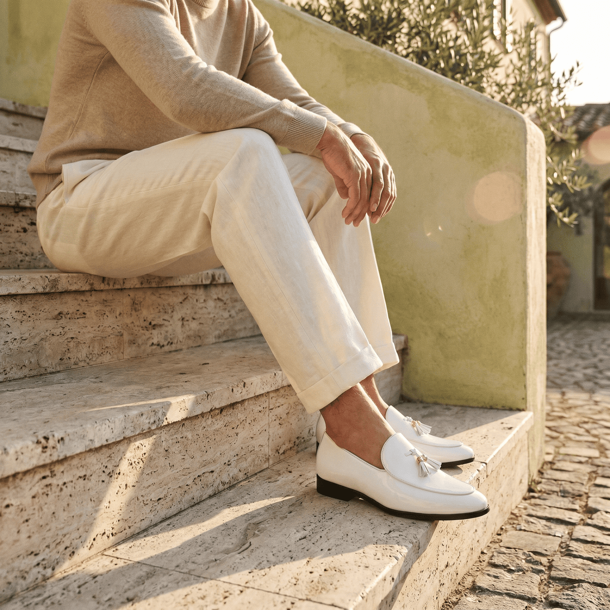 Patent Leather Dress Tassel Loafer