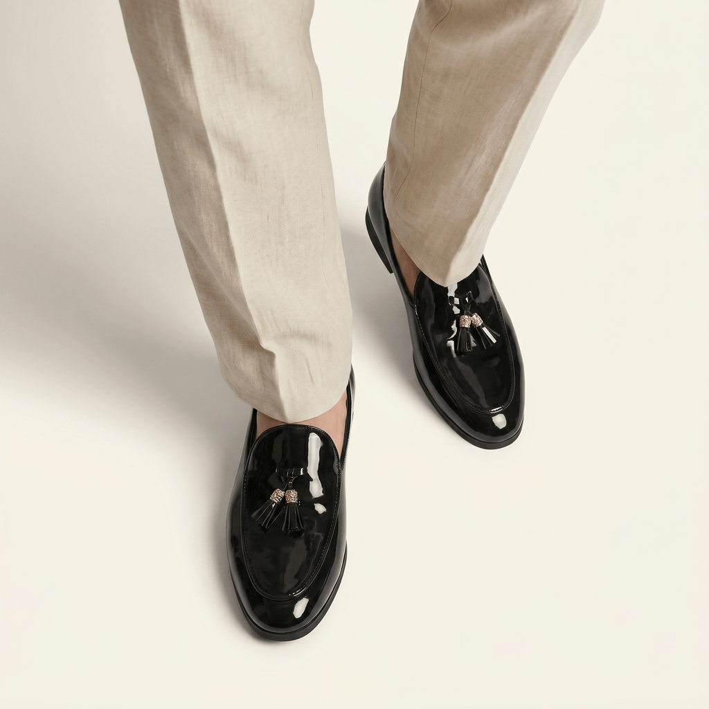 Patent Leather Dress Tassel Loafer