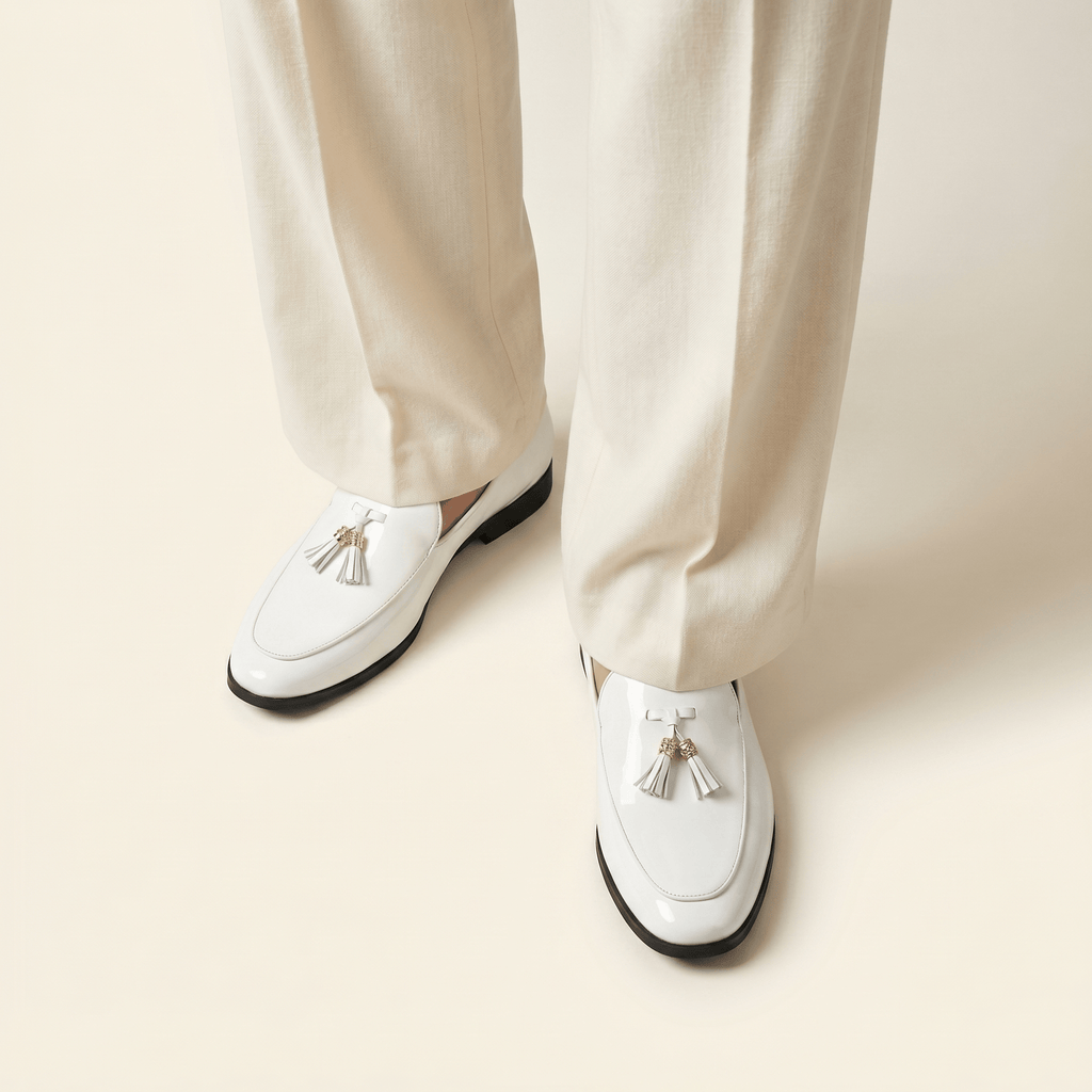 Patent Leather Dress Tassel Loafer