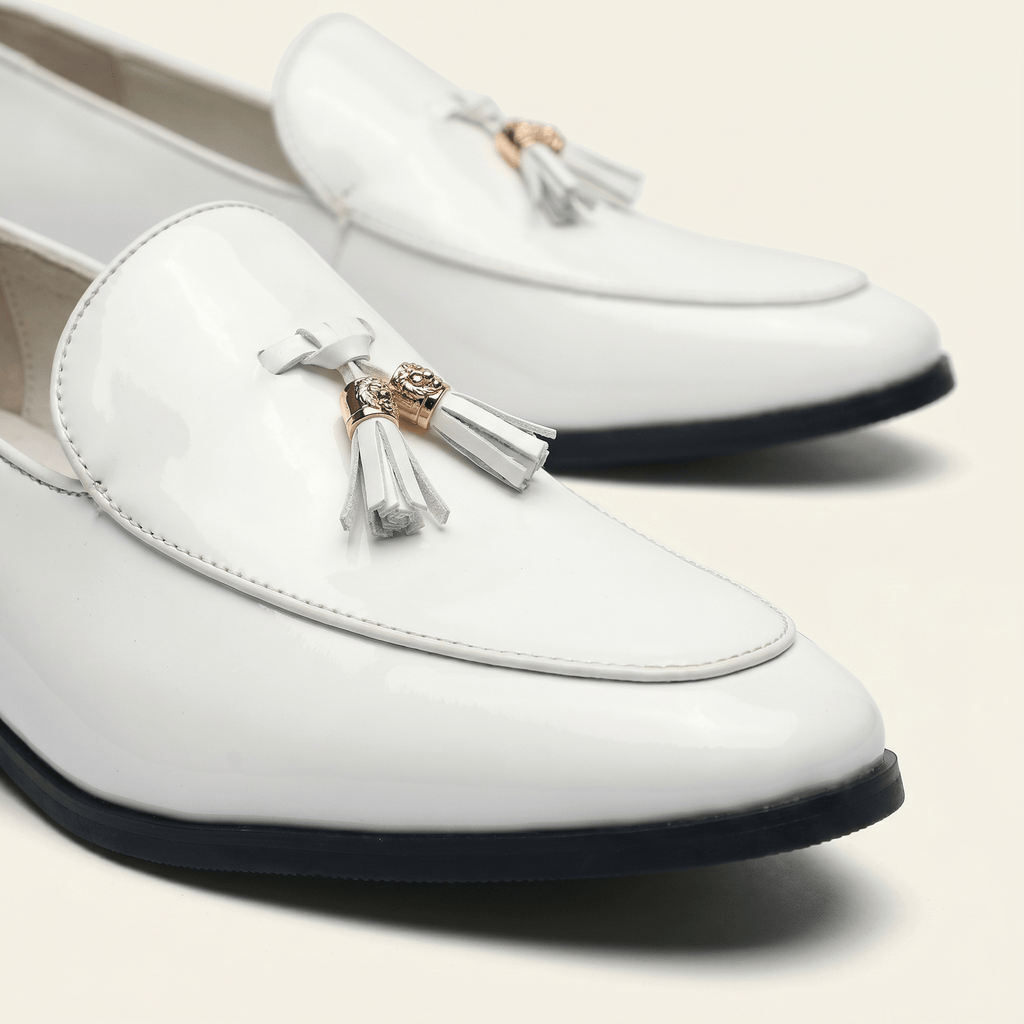 Patent Leather Dress Tassel Loafer
