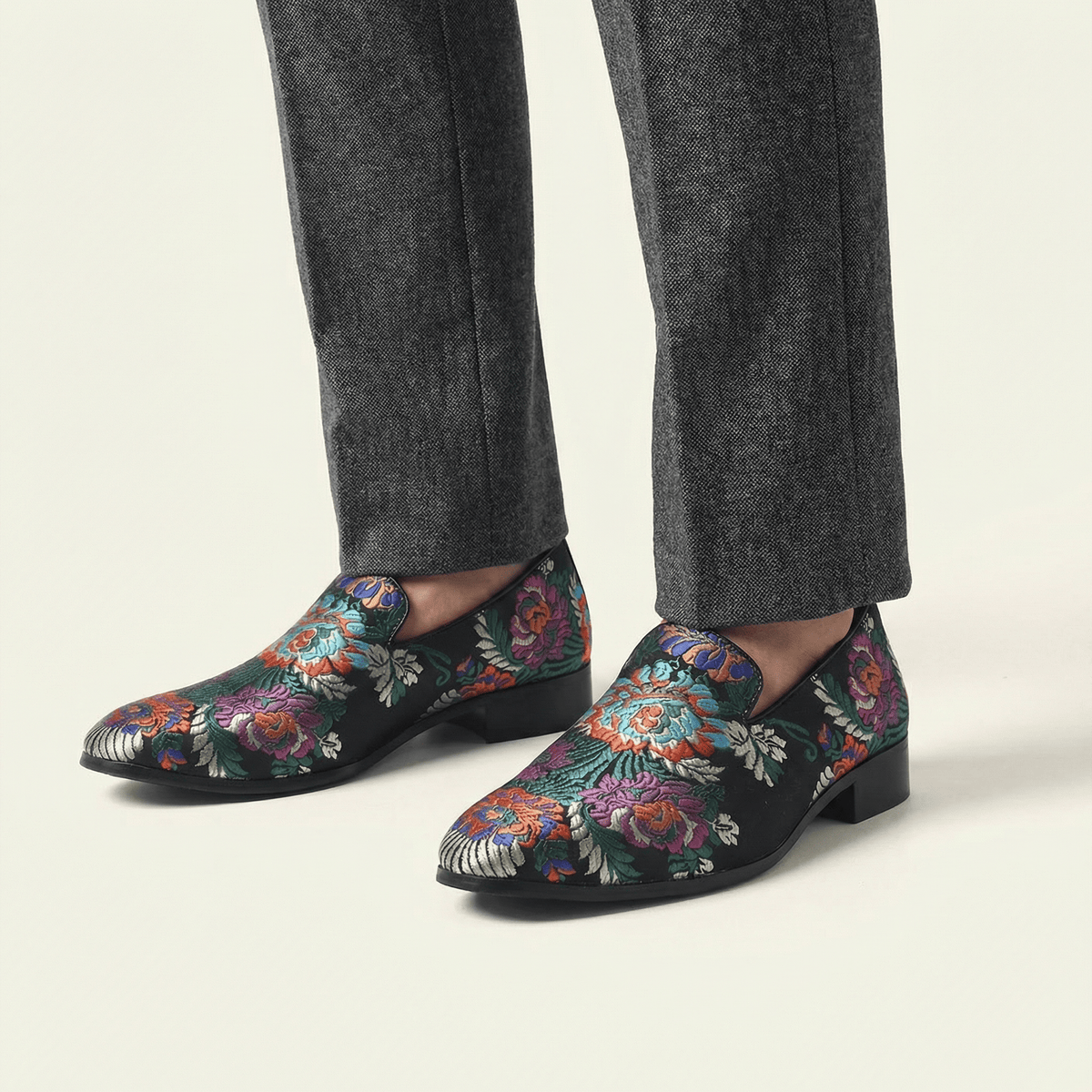 Floral Print Dress Loafer