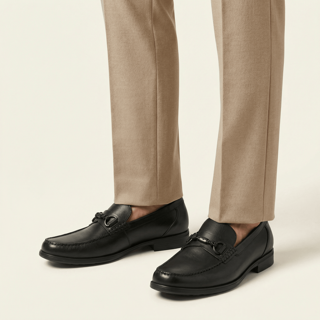 Men's Patina Leather Bit Loafer