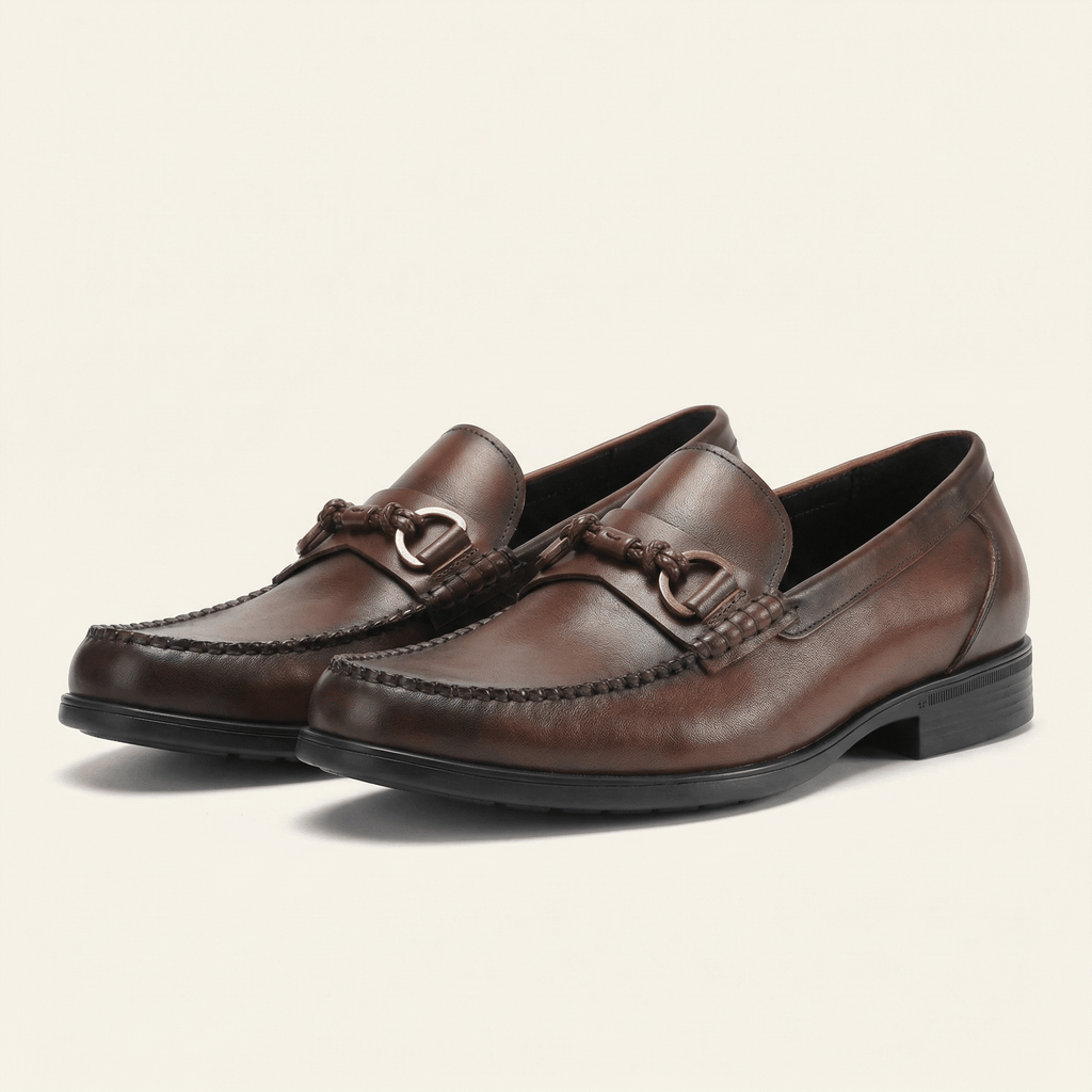 Men's Patina Leather Bit Loafer