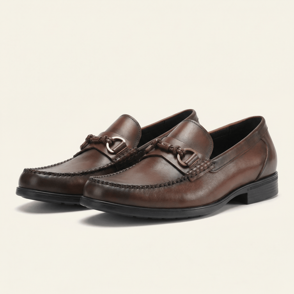 Men's Patina Leather Bit Loafer