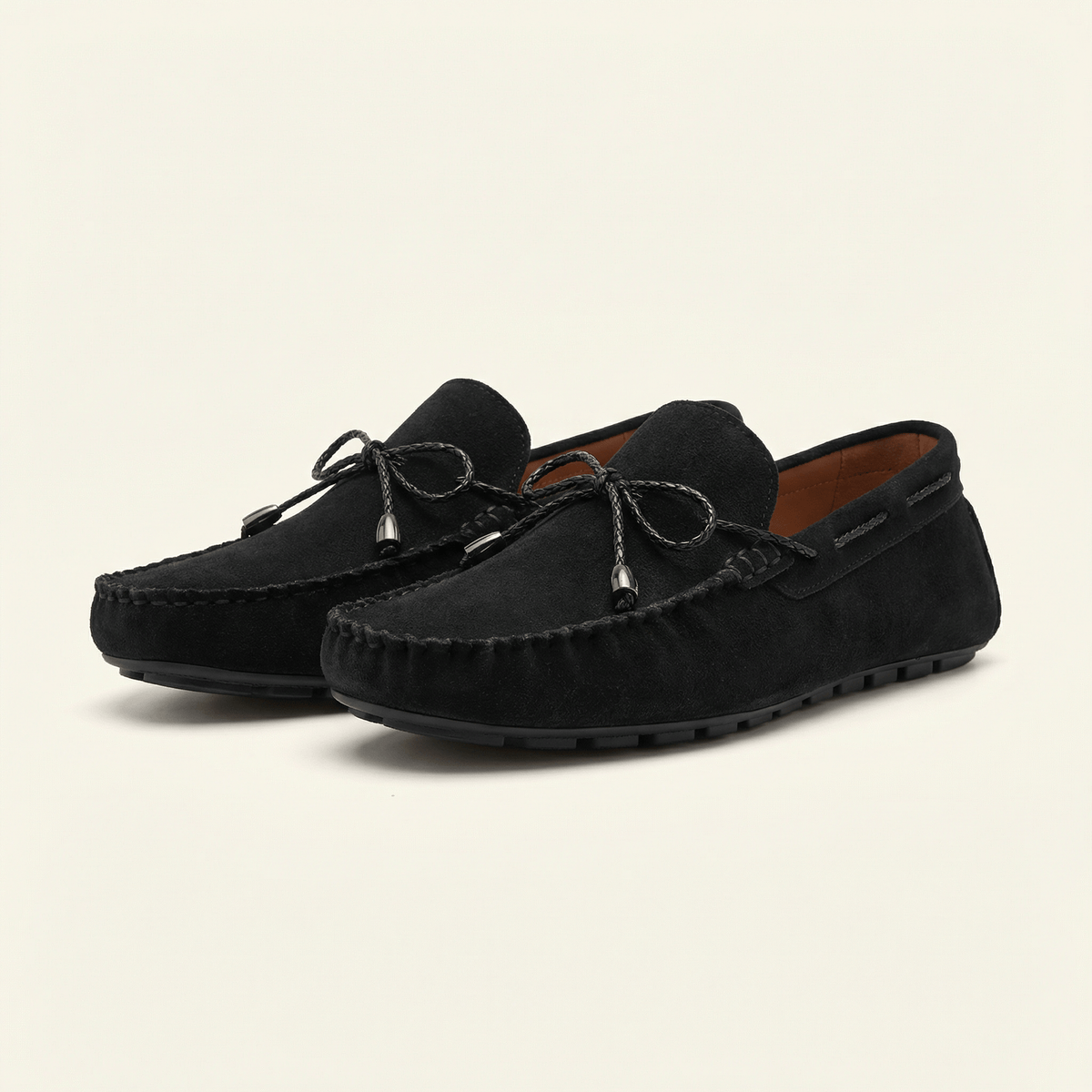Men's Microsuede Lace-Up Loafer