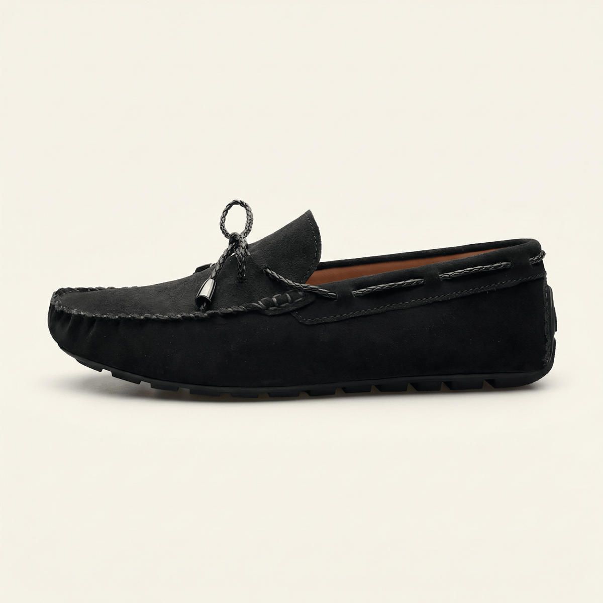 Men's Microsuede Lace-Up Loafer