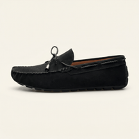 Men's Microsuede Lace-Up Loafer