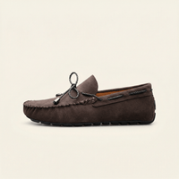 Men's Microsuede Lace-Up Loafer