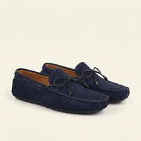 Men's Microsuede Lace-Up Loafer