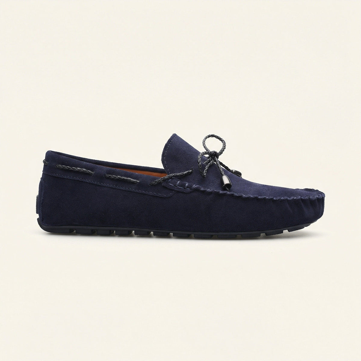 Men's Microsuede Lace-Up Loafer