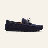 Men's Microsuede Lace-Up Loafer