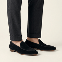 Men's Suede Platform Loafer
