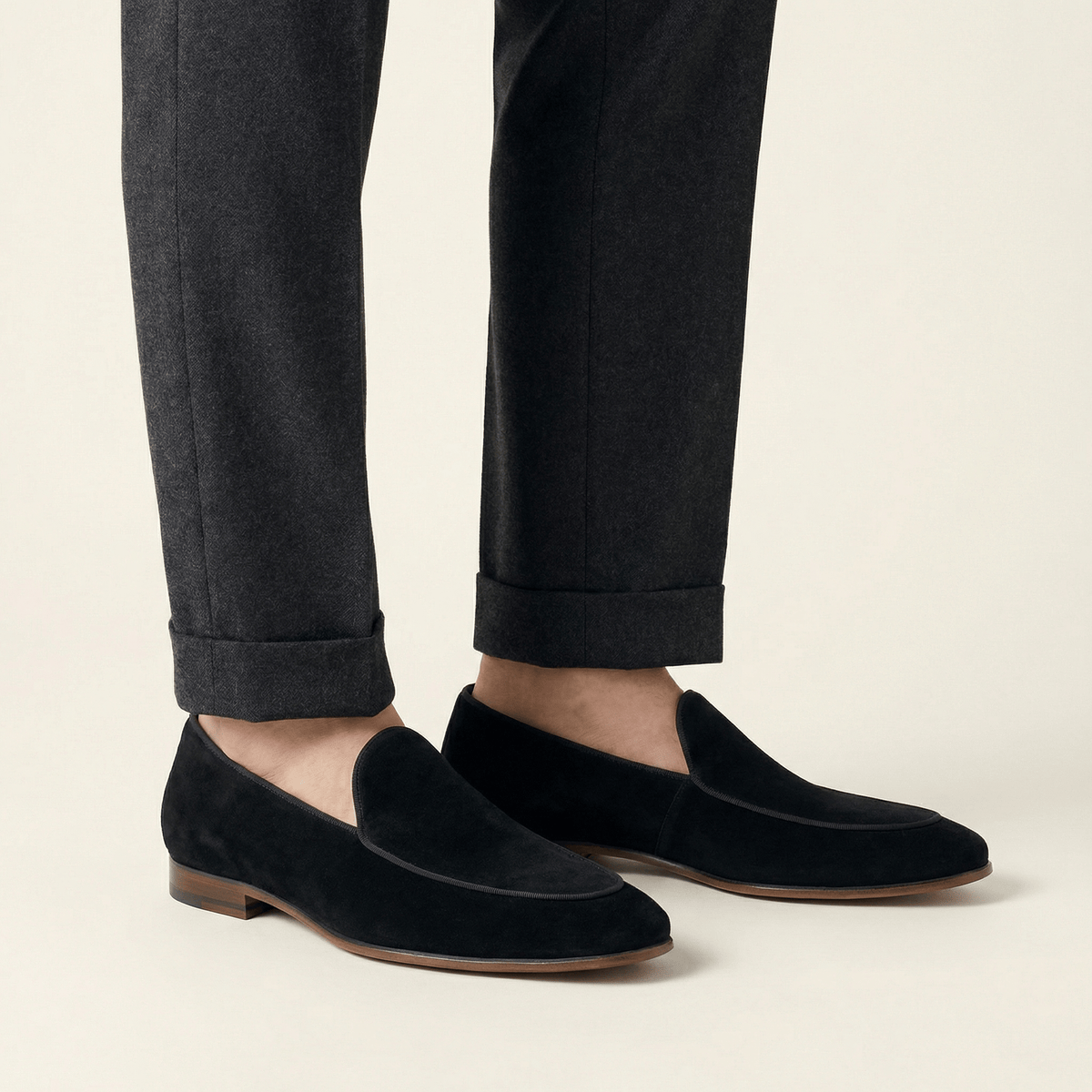 Men's Suede Platform Loafer