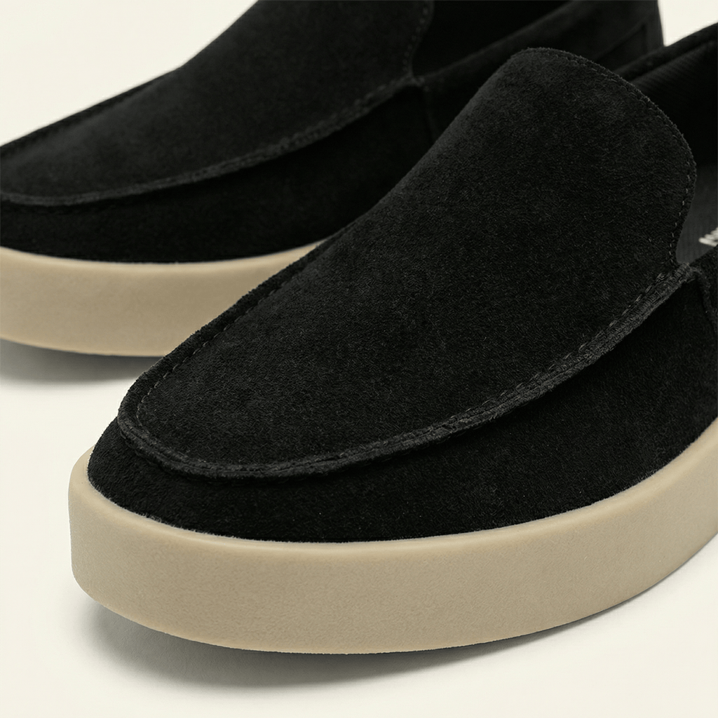 Men's Chunky-Sole Microsuede Loafer