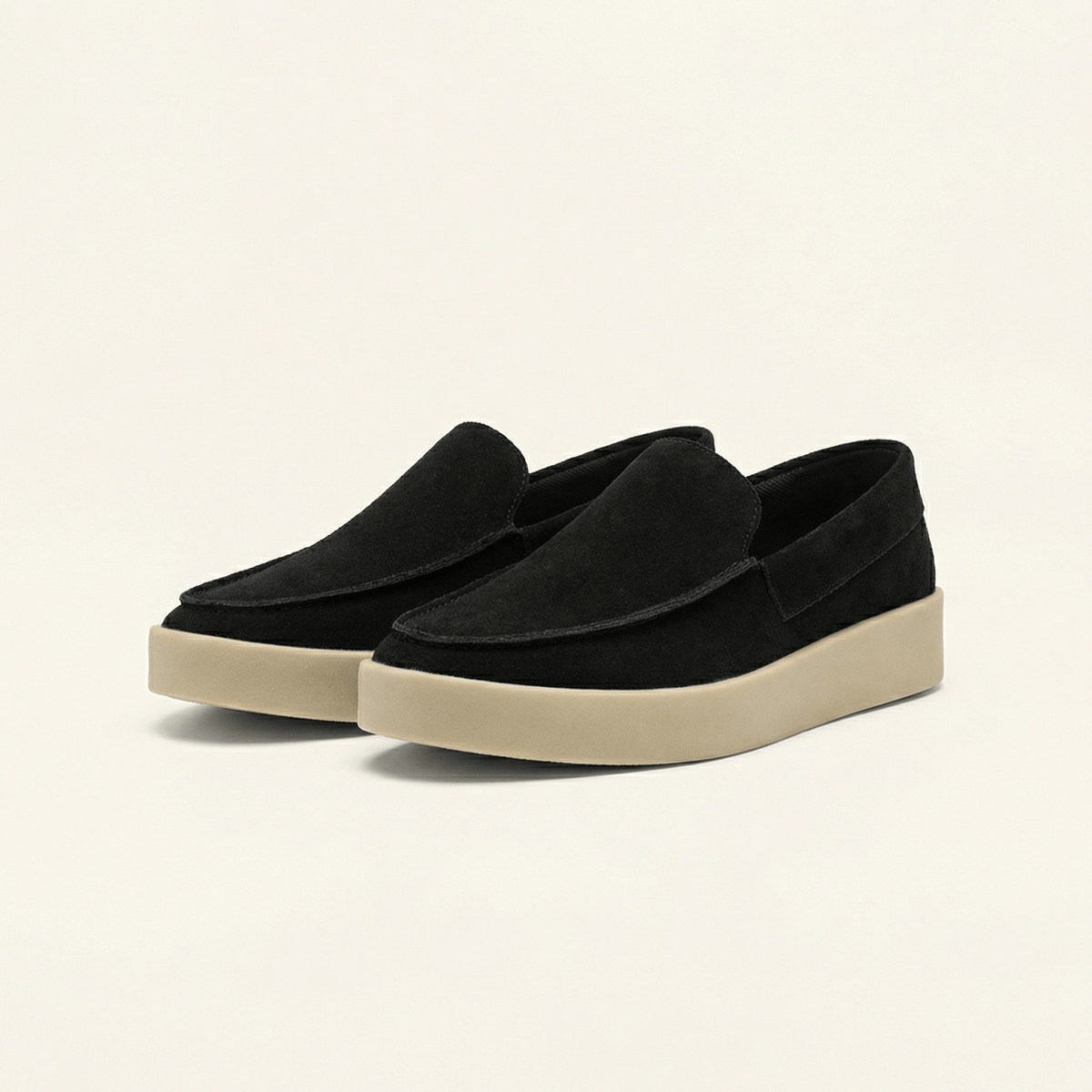 Men's Chunky-Sole Microsuede Loafer