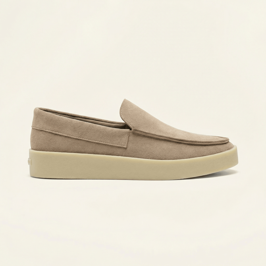 Men's Chunky-Sole Microsuede Loafer